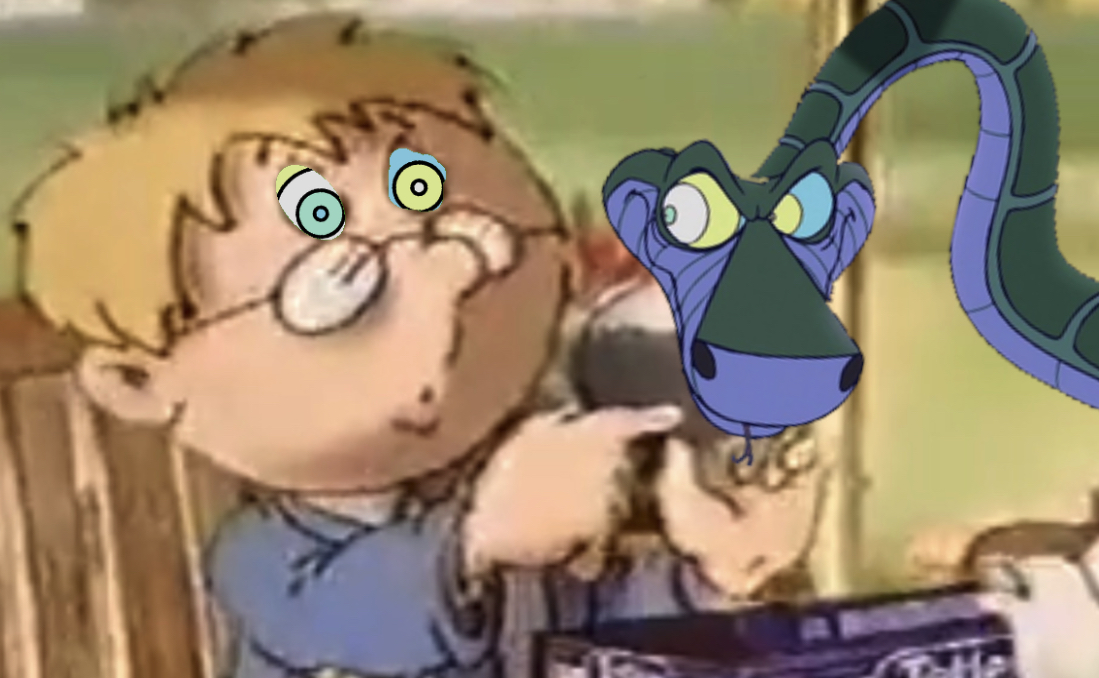 Kaa and Archie Blank Meme Template