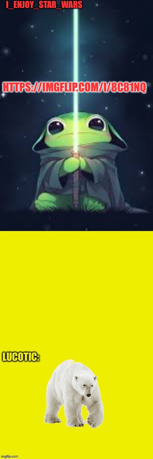 I_enioy_star_wars and lucock temp | HTTPS://IMGFLIP.COM/I/8C81NQ | image tagged in i_enioy_star_wars and lucock temp | made w/ Imgflip meme maker