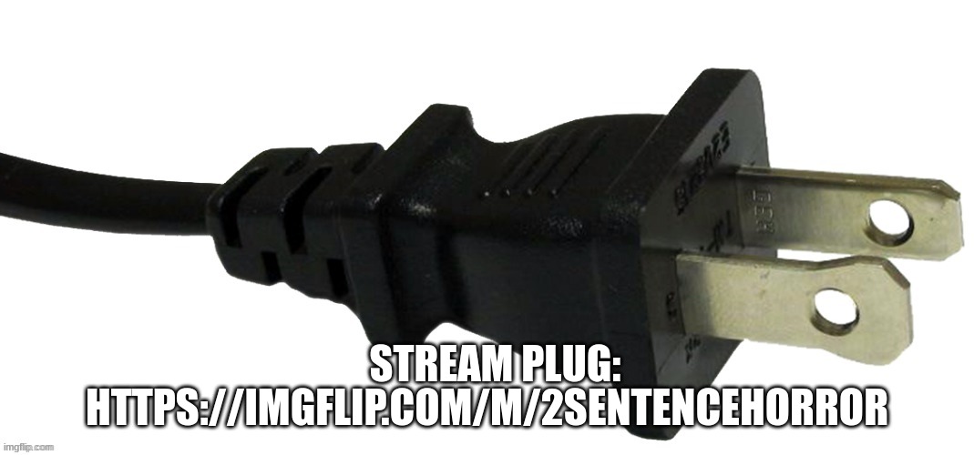 plug | HTTPS://IMGFLIP.COM/M/2SENTENCEHORROR; STREAM PLUG: | image tagged in plug | made w/ Imgflip meme maker