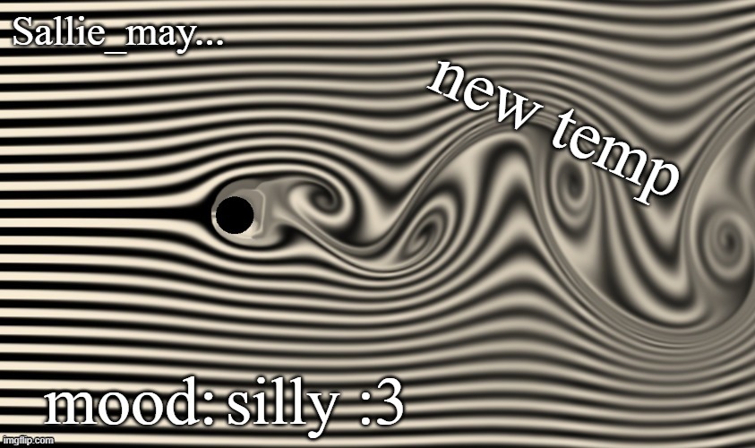 sallie may temp | new temp; silly :3 | image tagged in sallie may temp | made w/ Imgflip meme maker