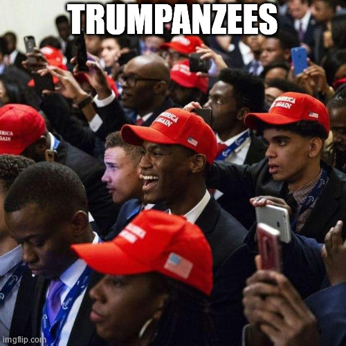 Black Republicans | TRUMPANZEES | image tagged in black republicans | made w/ Imgflip meme maker