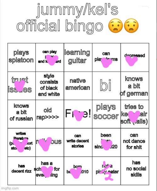 im no jummy | image tagged in jummy/kel's bingo | made w/ Imgflip meme maker