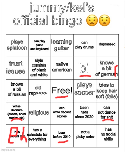 jummy/kel's bingo | image tagged in jummy/kel's bingo | made w/ Imgflip meme maker
