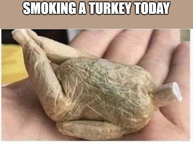 SMOKING A TURKEY TODAY | made w/ Imgflip meme maker