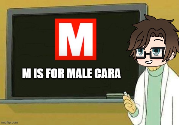 Okay so i found a random M letter without knowing what it stands for until i found out it stood for Male Cara | M IS FOR MALE CARA | image tagged in pop up school 2,pus2,male cara,x is for x | made w/ Imgflip meme maker