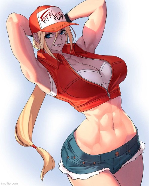 Reminder that female Terry Bogard is real | made w/ Imgflip meme maker