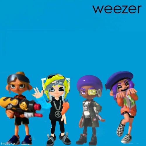I got bored so I asked my friends to send me their Splatoon oc’s and I made this | made w/ Imgflip meme maker
