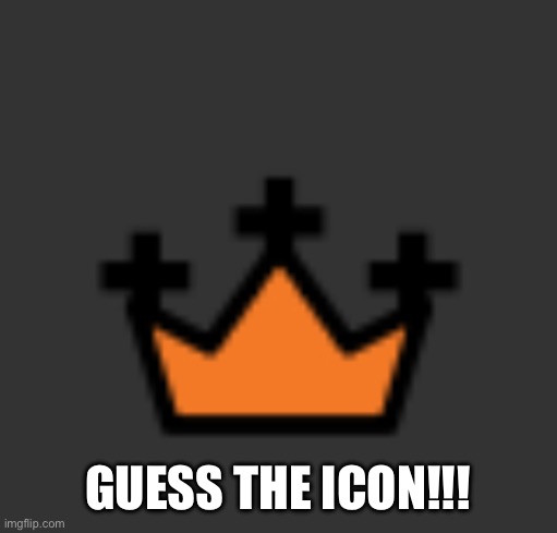 Challenge Level: Medium | GUESS THE ICON!!! | made w/ Imgflip meme maker