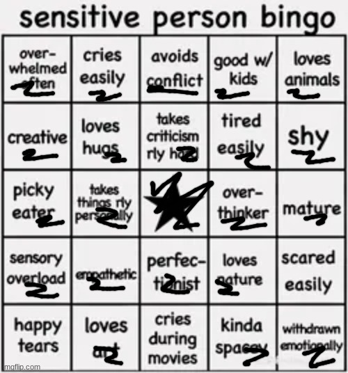 erm guys this is not cool | image tagged in sensitive person bingo | made w/ Imgflip meme maker