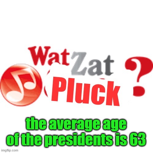 the age they died and what the current presidents ages are | the average age of the presidents is 63 | image tagged in watzatpluck announcement | made w/ Imgflip meme maker