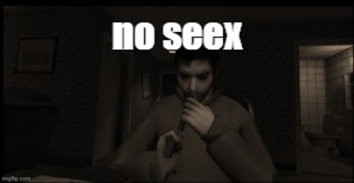 no seex | made w/ Imgflip meme maker