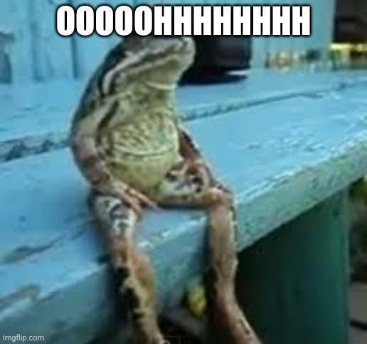 Frog Sit | OOOOOHHHHHHHH | image tagged in frog sit | made w/ Imgflip meme maker