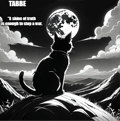 High Quality Tabbe moon cat temp thing Blank Meme Template