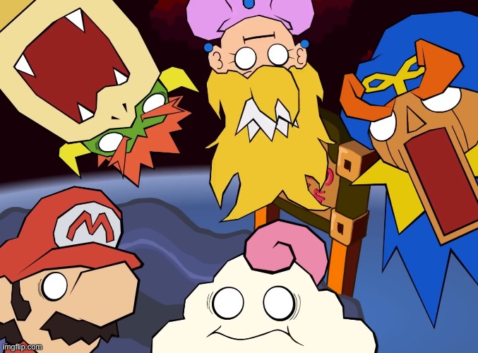 This image is a reaction to the post above | image tagged in 5 shocked faces | made w/ Imgflip meme maker