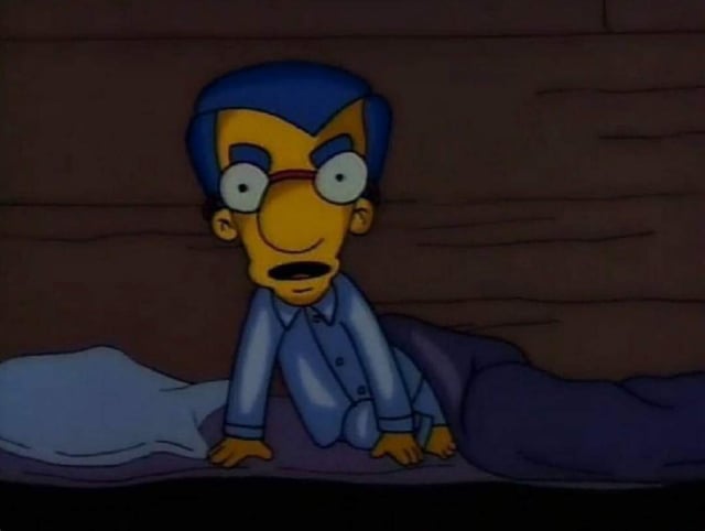 High Quality Un momento milhouse Blank Meme Template