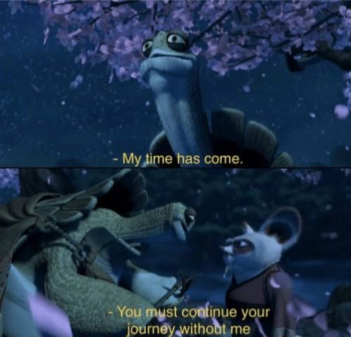 High Quality Oogway My Time Has Come Continue Blank Meme Template