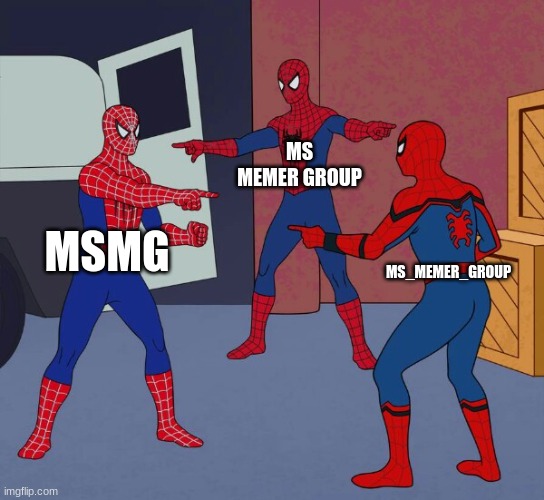 Spider Man Triple | MS MEMER GROUP; MSMG; MS_MEMER_GROUP | image tagged in spider man triple | made w/ Imgflip meme maker
