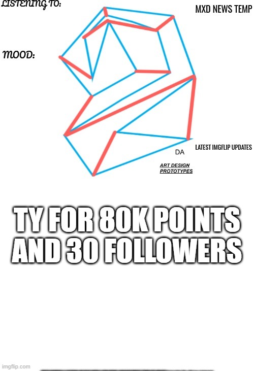 thanks to you all | TY FOR 80K POINTS AND 30 FOLLOWERS | image tagged in mxd announcememt template 2024 | made w/ Imgflip meme maker