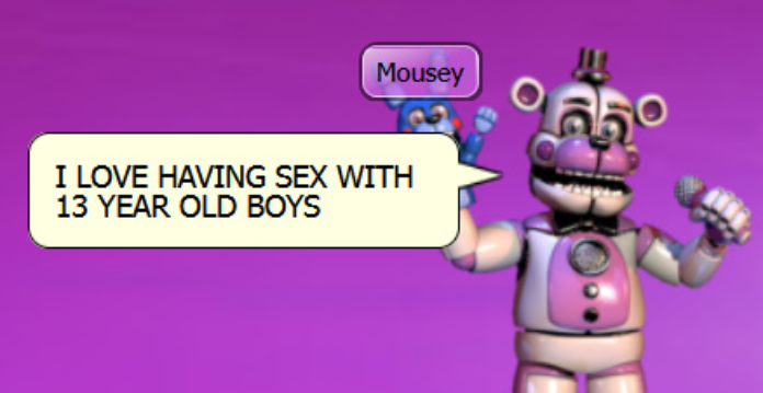 High Quality Funtime Freddy Loves Cheese Pizza Blank Meme Template