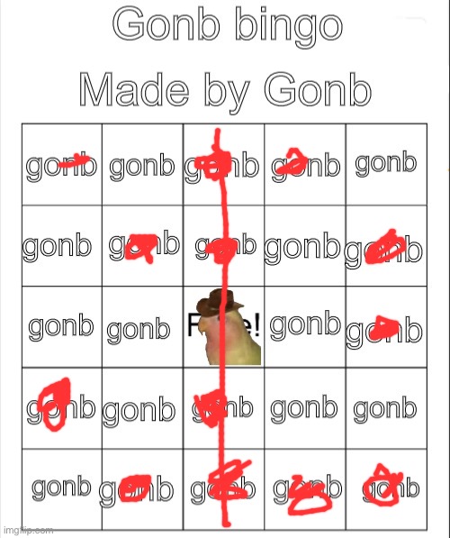 Bingo | image tagged in gonb bingo | made w/ Imgflip meme maker