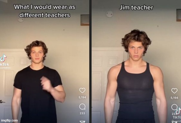 jim teacher when jacob student | made w/ Imgflip meme maker