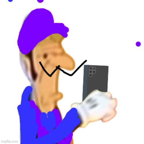 Morsels | image tagged in smbss waluigi looking at phone | made w/ Imgflip meme maker