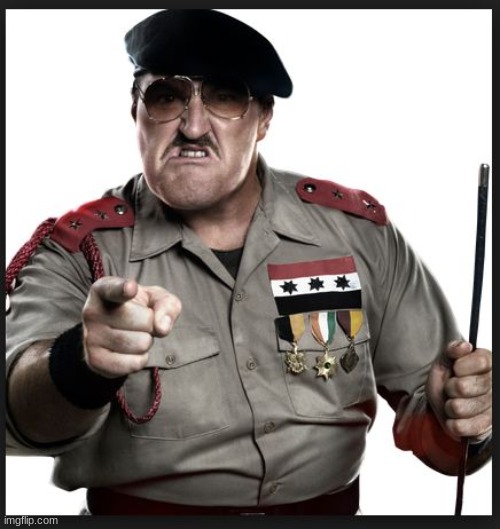 SGT Slaughter | image tagged in sgt slaughter | made w/ Imgflip meme maker