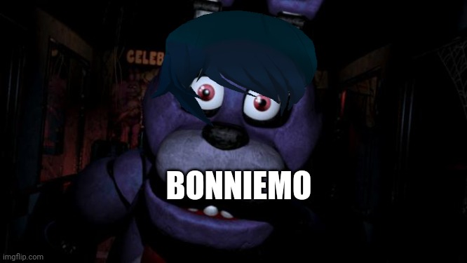 FNAF Bonnie | BONNIEMO | image tagged in fnaf bonnie | made w/ Imgflip meme maker