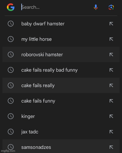 Here, my search history, relatable? | made w/ Imgflip meme maker