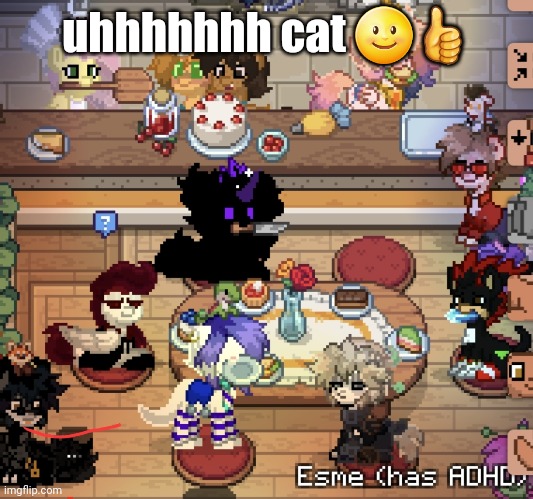 uhhhhhhh cat 🌝👍 | made w/ Imgflip meme maker