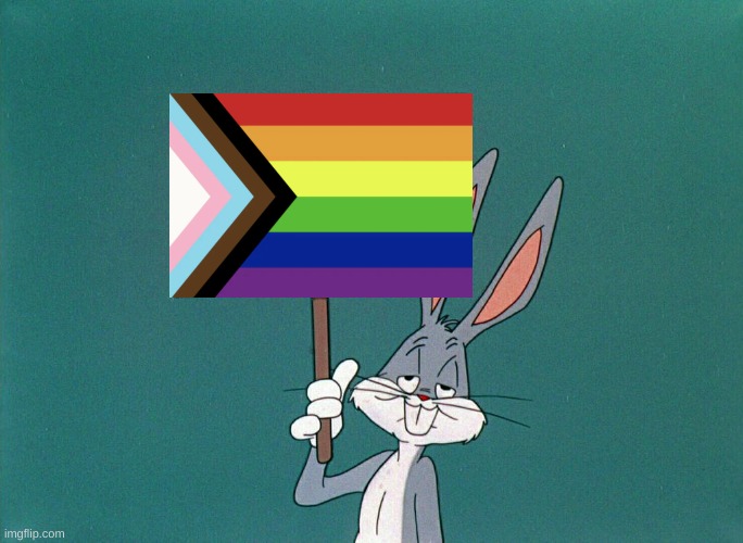 Bugs Bunny holding up a Sign | image tagged in bugs bunny holding up a sign | made w/ Imgflip meme maker