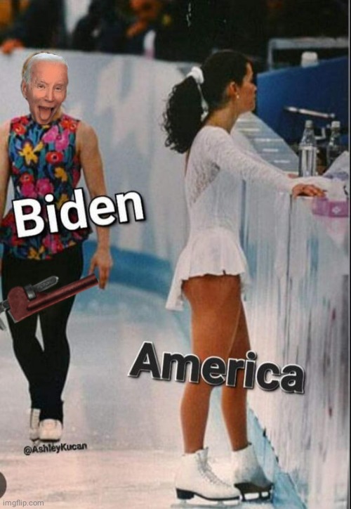 Biden Kneecaps Kerrigan | image tagged in joe biden | made w/ Imgflip meme maker