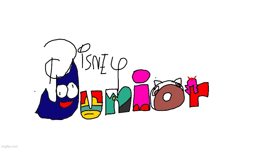 Disney Junior Bumper kirby | image tagged in kirby,artwork,ribbon,adeleine,fanart,oc | made w/ Imgflip meme maker