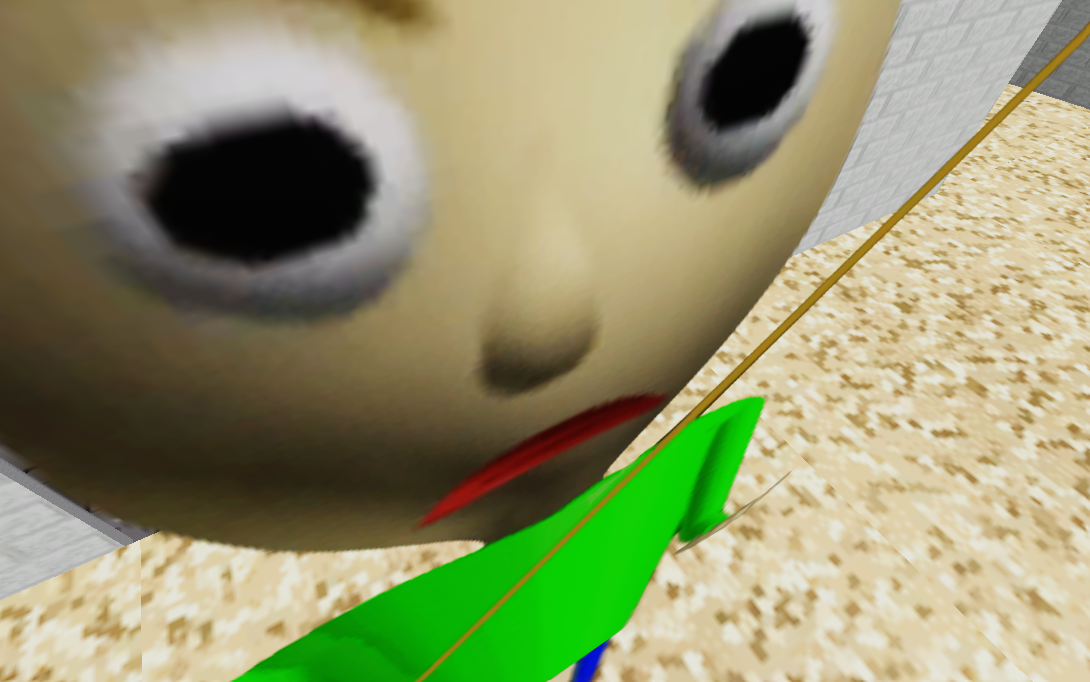 High Quality BALDI MEGAMIND Blank Meme Template