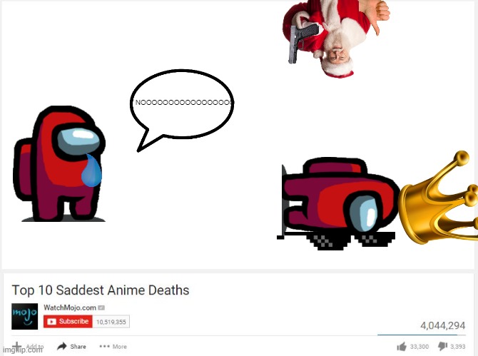 Saddest Anime Deaths | NOOOOOOOOOOOOOOOOO | image tagged in saddest anime deaths | made w/ Imgflip meme maker