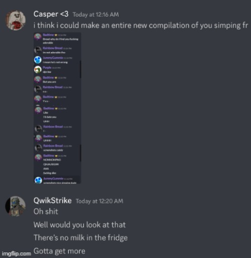 Its time for my nightly badtime screenshot posting | image tagged in more badtime exposed | made w/ Imgflip meme maker