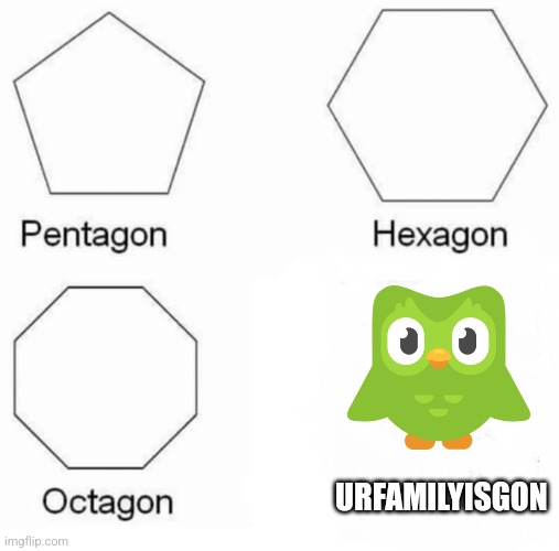 Shapes Meme | URFAMILYISGON | image tagged in shapes meme | made w/ Imgflip meme maker