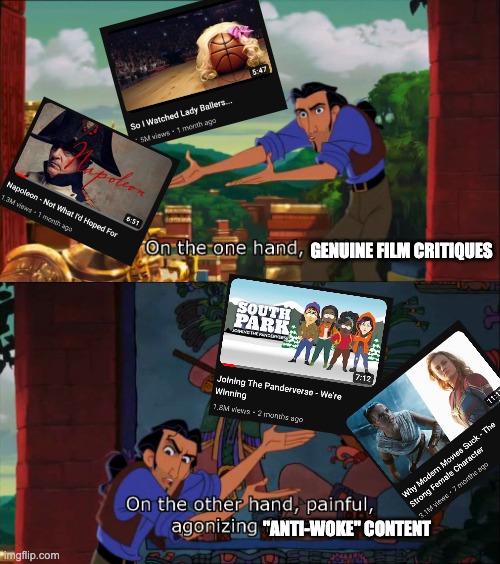 Road To El Dorado Gold And Failure | GENUINE FILM CRITIQUES; "ANTI-WOKE" CONTENT | image tagged in road to el dorado gold and failure | made w/ Imgflip meme maker