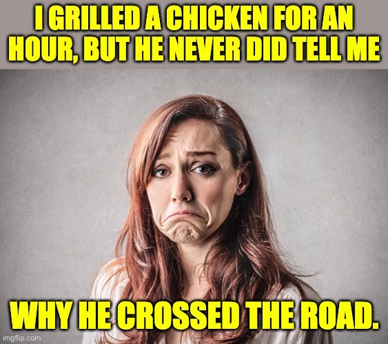 Grilled | image tagged in dad joke | made w/ Imgflip meme maker