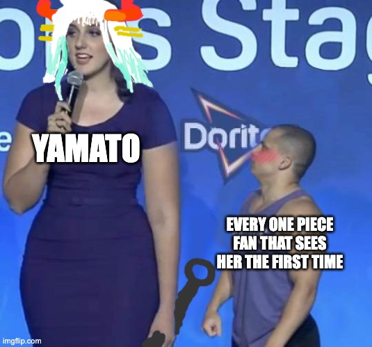 One of my new OP crushes.. | YAMATO; EVERY ONE PIECE FAN THAT SEES HER THE FIRST TIME | image tagged in tyler1 meme,onepiece,anime | made w/ Imgflip meme maker