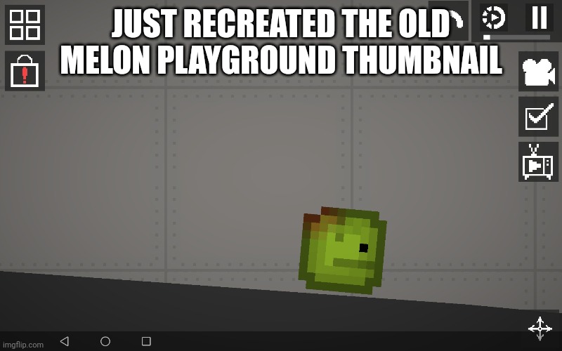JUST RECREATED THE OLD MELON PLAYGROUND THUMBNAIL | made w/ Imgflip meme maker