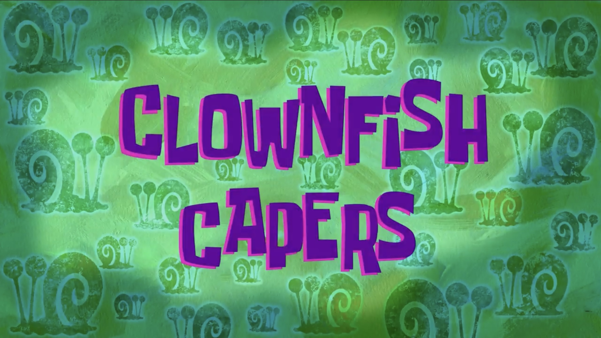 High Quality Clownfish Capers title card Blank Meme Template