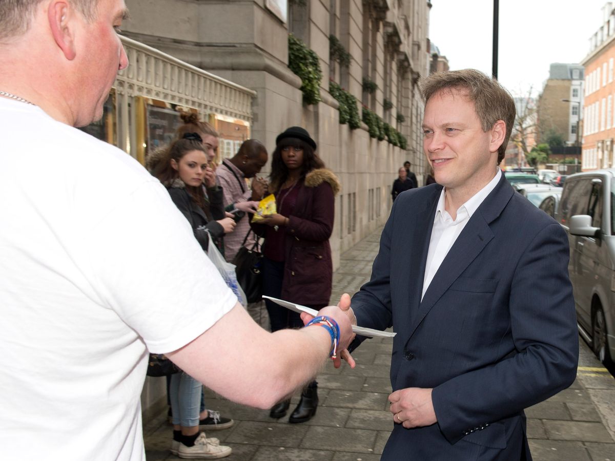 Grant Shapps Handshake Blank Meme Template