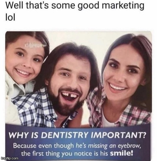Is it insisible??? | image tagged in emotional,damage,thats one gone tooth | made w/ Imgflip meme maker