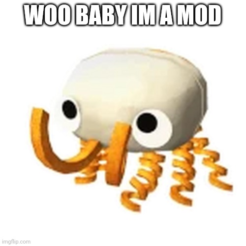 YEAHHHHHH | WOO BABY IM A MOD | image tagged in bunger | made w/ Imgflip meme maker