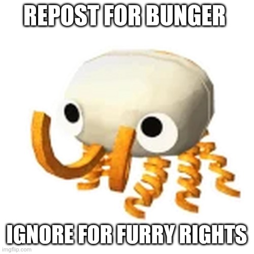 bunger | REPOST FOR BUNGER; IGNORE FOR FURRY RIGHTS | image tagged in bunger | made w/ Imgflip meme maker