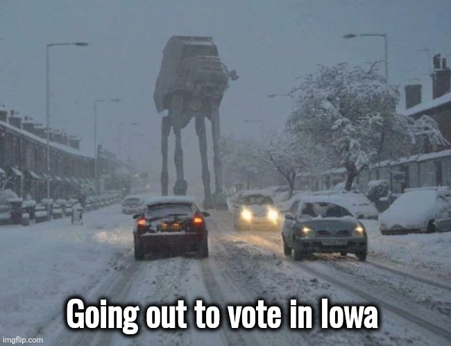 Going out to vote in Iowa | made w/ Imgflip meme maker