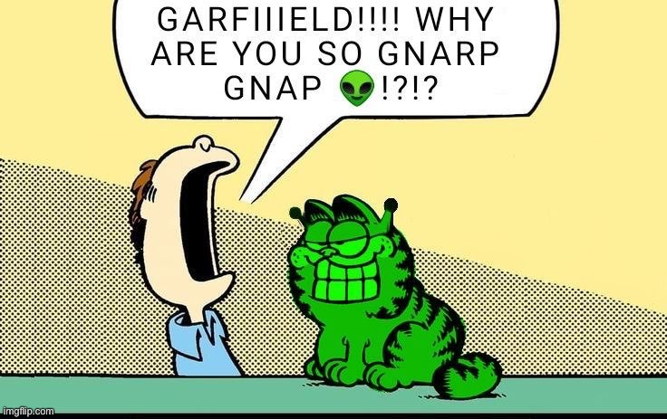 This is the current state of Garfield the II (mutated) | made w/ Imgflip meme maker