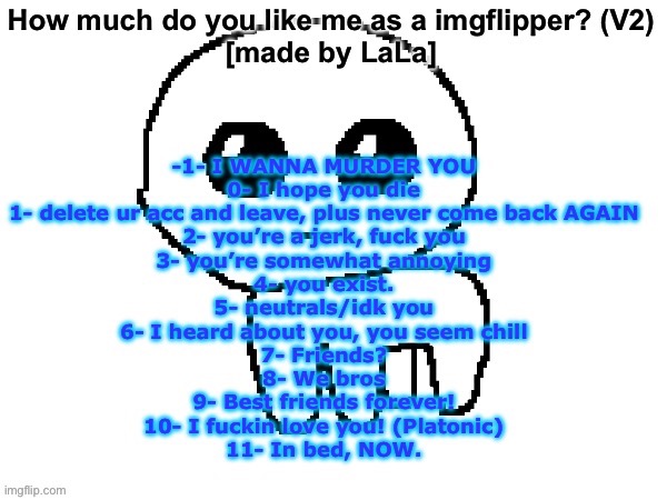 I’m willing to 11 | image tagged in how much do you like me | made w/ Imgflip meme maker