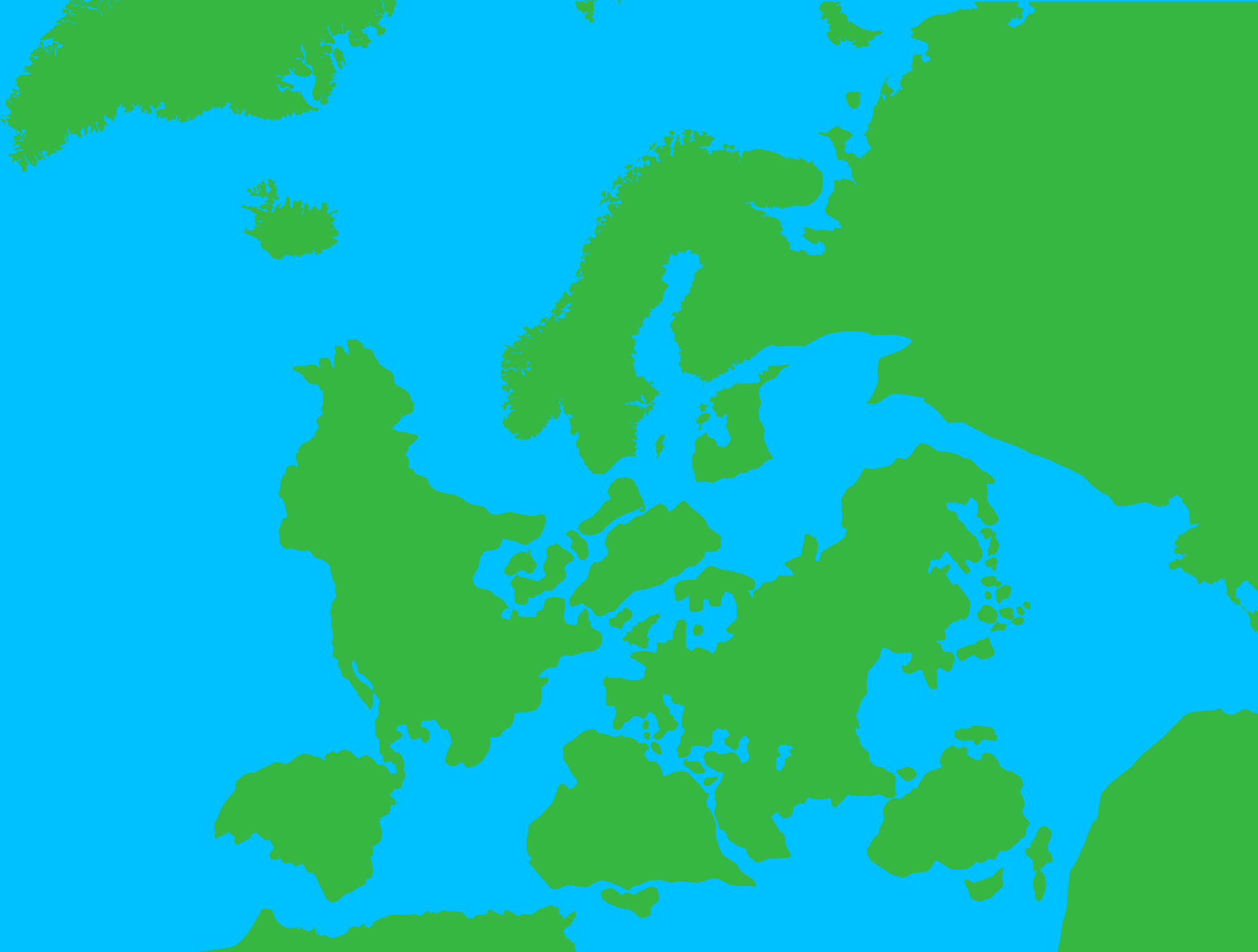 Europe but The World Is Inside It Blank Meme Template